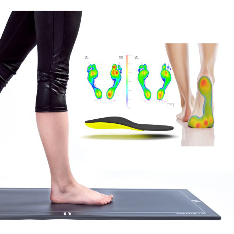 اسکن کف پا و کفی کفش