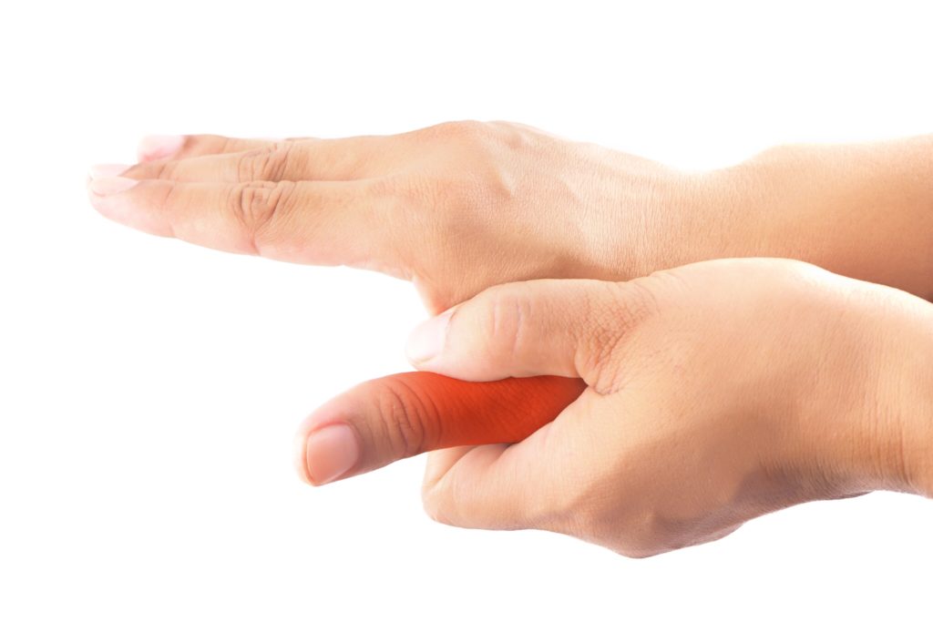 فیزیوتراپی انگشت شست دست