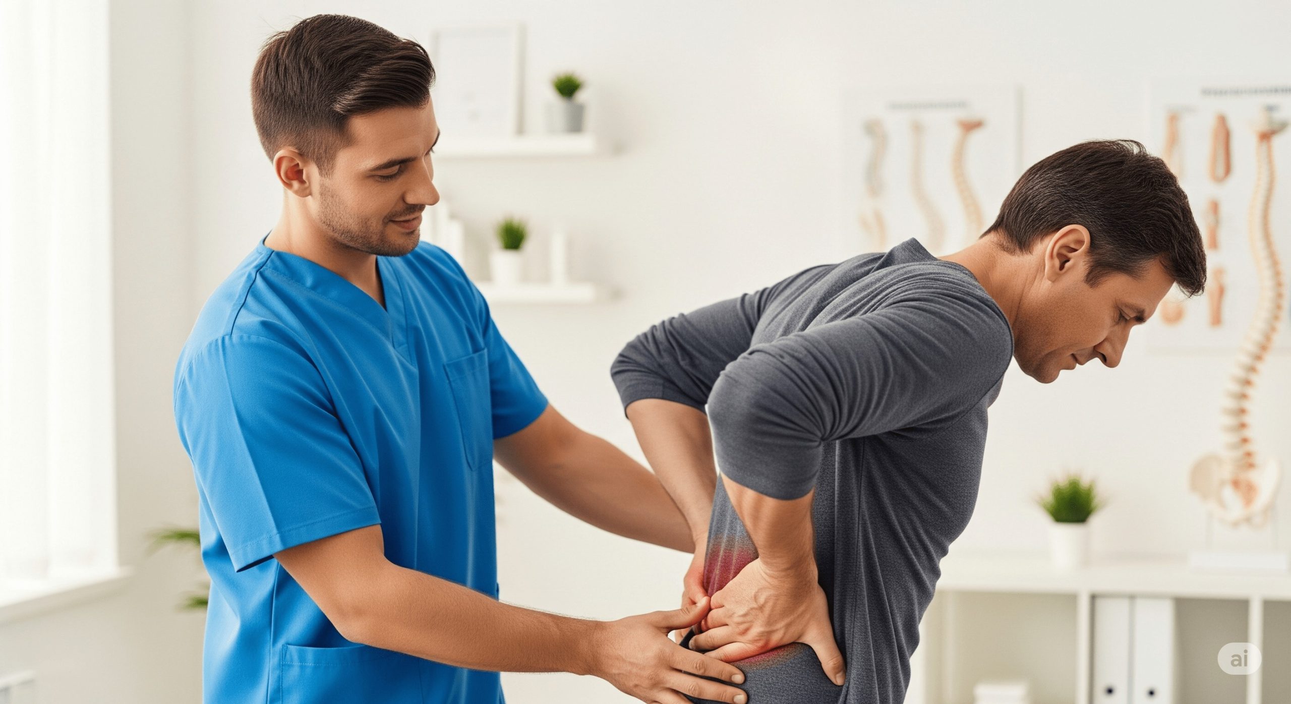 فیزیوتراپی گرفتگی عضلات کمر | درمان سریع و اصولی