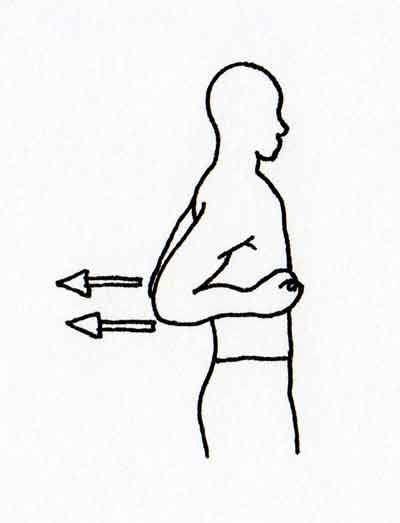 جمع کردن کتف