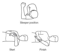 کشش خوابیده شانه