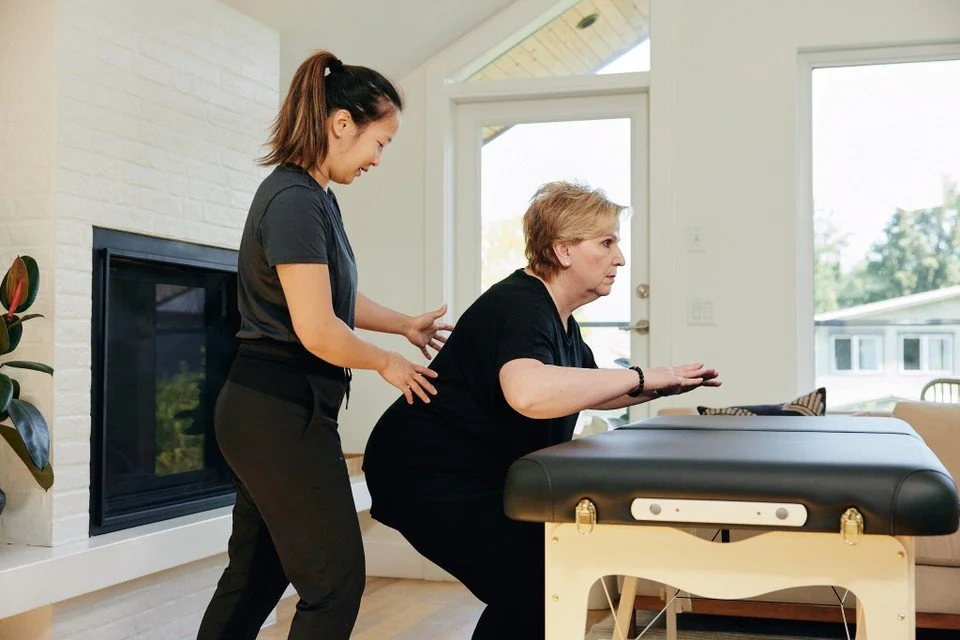 فیزیوتراپی لگن در منزل