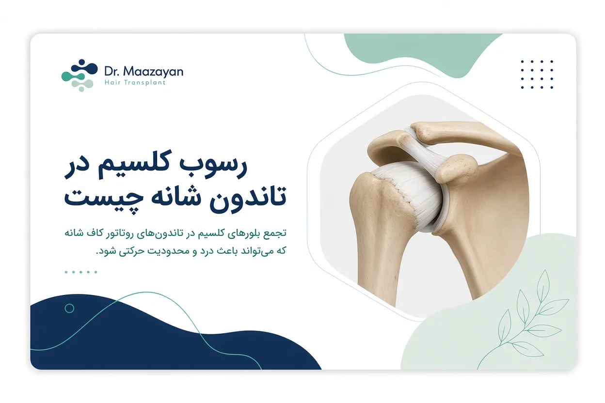 علت رسوب کلسیم در تاندون شانه چیست؟